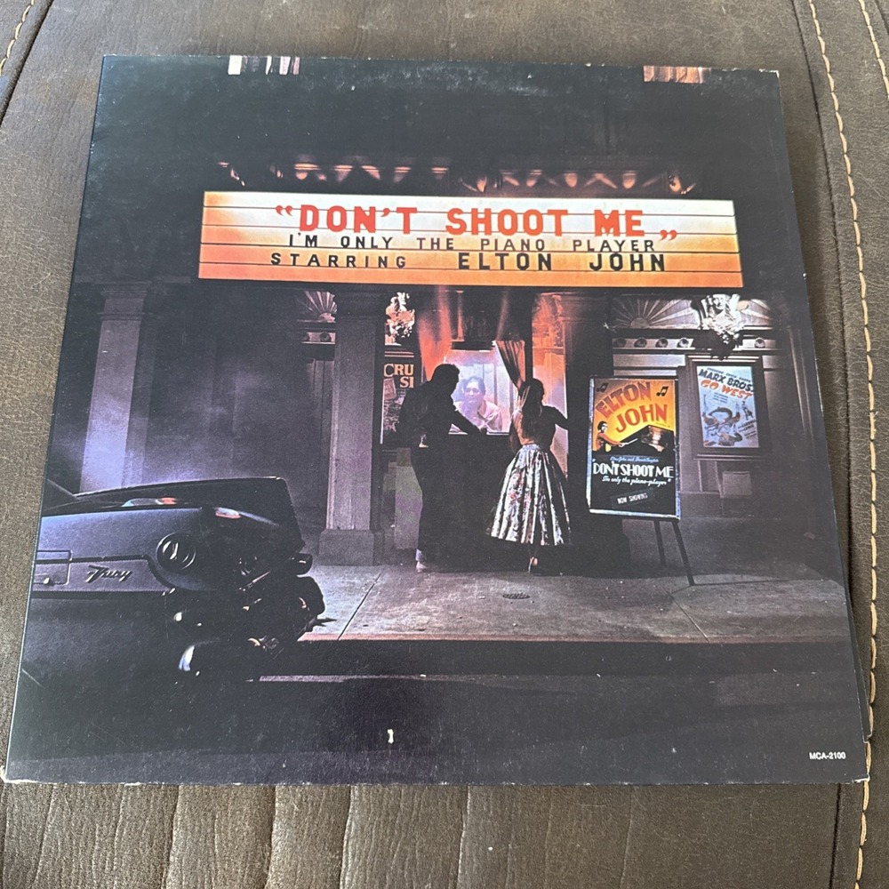 Elton John LP Don't Shoot Me I'm Only the Piano Player 1972 MCA MCA-2100 VG+